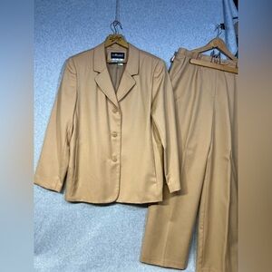 Sag Harbor Suit Women’s 14 Petite Wool Blazer Trousers Lined